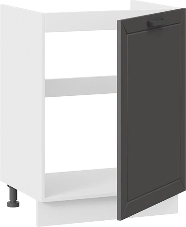 Изображение товара Шкаф под мойку ТриЯ Лорас 1Н6М с одной дверью (белый/холст вулкан)