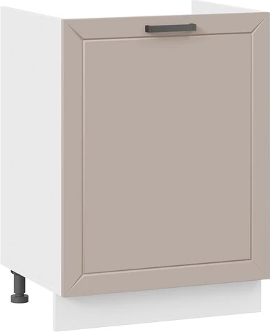 Изображение товара Шкаф под мойку ТриЯ Лорас 1Н6М с одной дверью (белый/холст латте)