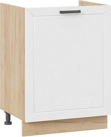 Изображение товара Шкаф под мойку ТриЯ Лорас 1Н6М с одной дверью (дуб крафт золотой/холст белый)