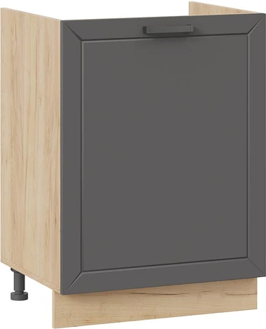 Изображение товара Шкаф под мойку ТриЯ Лорас 1Н6М с одной дверью (дуб крафт золотой/холст вулкан)