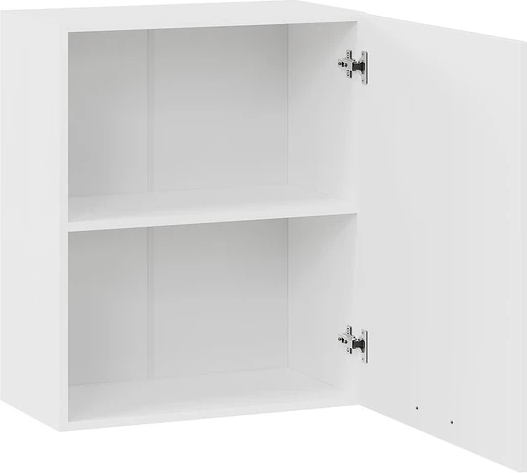 Изображение товара Шкаф навесной для кухни ТриЯ Тиана 1В6 с одной дверью (белый/белый супермат)