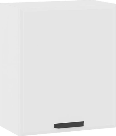 Изображение товара Шкаф навесной для кухни ТриЯ Тиана 1В6 с одной дверью (белый/белый супермат)