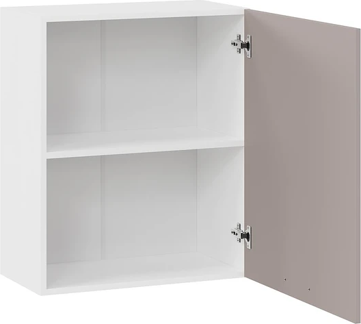 Изображение товара Шкаф навесной для кухни ТриЯ Тиана 1В6 с одной дверью (белый/мокко супермат)