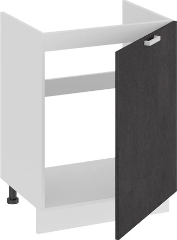 Изображение товара Шкаф под мойку ТриЯ Гранита 1Н6М с одной дверью (белый/бетон графит)