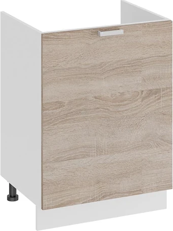 Изображение товара Шкаф под мойку ТриЯ Гранита 1Н6М с одной дверью (белый/дуб сонома)