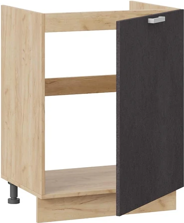 Изображение товара Шкаф под мойку ТриЯ Гранита 1Н6М с одной дверью (дуб крафт золотой/бетон графит)