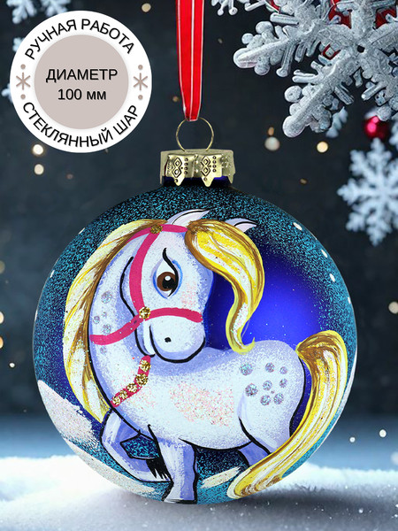 Изображение товара Шар новогодний Декарт 8Ш0132