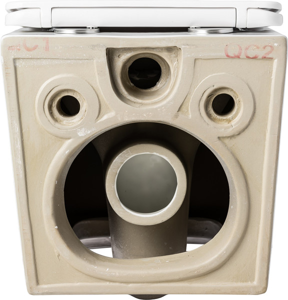 Изображение товара Унитаз подвесной с инсталляцией Saniteco KW-9004WS + Berges АТОМ 410 040333 (с кнопкой)