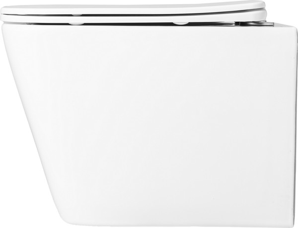 Изображение товара Унитаз подвесной с инсталляцией Saniteco KW-9004WS + Berges АТОМ 410 040333 (с кнопкой)