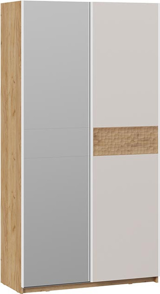 Изображение товара Шкаф-купе ТриЯ Оскар Скания Т2 1200 / 268572 (ручка белая/дуб крафт золотой/кашемир/дуб тортугга)