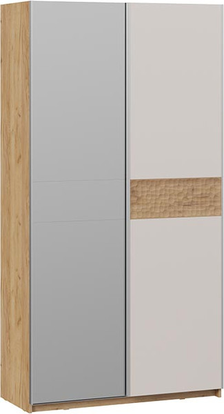 Изображение товара Шкаф-купе ТриЯ Оскар Скания Т2 1200 / 268584 (ручка серебро/кашемир/кашемир/дуб тортугга)