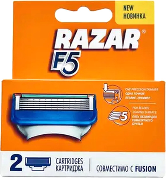 Изображение товара Набор сменных кассет Razar F5 (2шт)