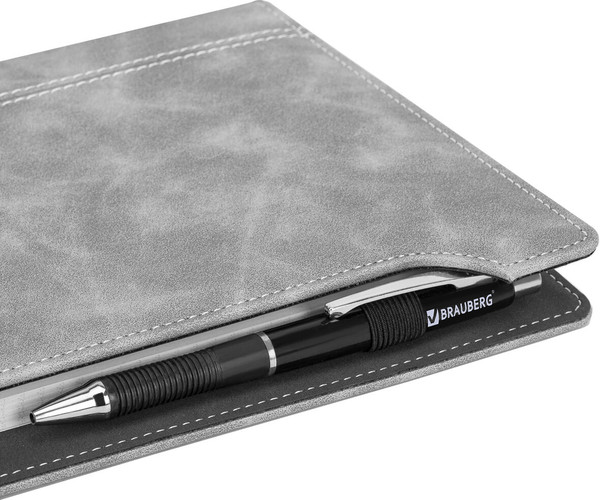 Изображение товара Ежедневник Brauberg Perfect / 116619 (80л, серый)