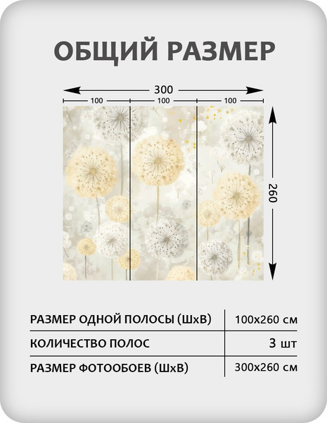 Изображение товара Фотообои листовые Citydecor Невесомость 47 (300x260см)