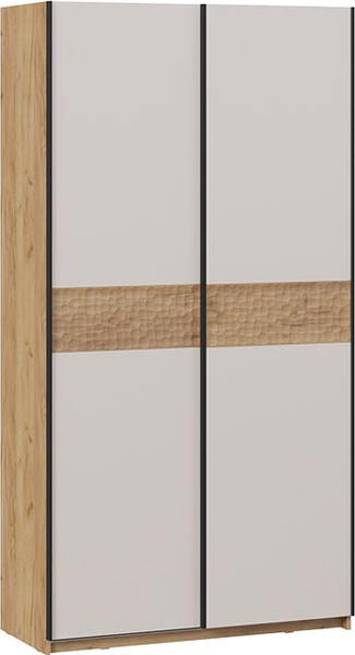 Изображение товара Шкаф-купе ТриЯ Оскар Скания Т2 1200 / 268366 (ручка черная/дуб крафт золотой/кашемир/дуб тортугга)