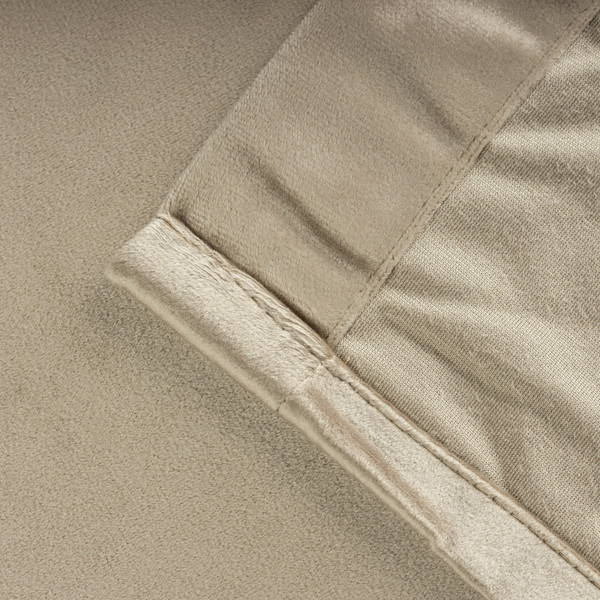 Изображение товара Комплект штор Mio Tesoro Velvet 150x250 + Гардина Soft Lines 306 400х250 (капучино/белый лен)