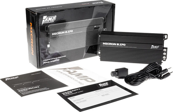 Изображение товара Автомобильный усилитель AMP Micron 2.170