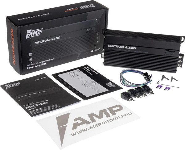Изображение товара Автомобильный усилитель AMP Micron 4.100