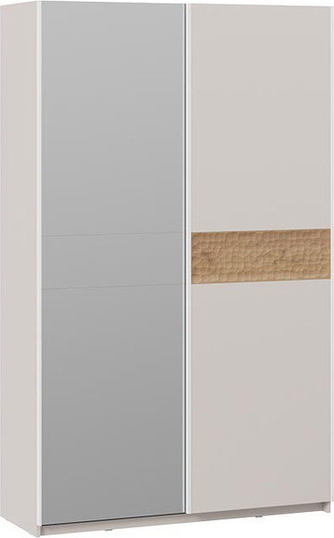 Изображение товара Шкаф-купе ТриЯ Оскар Скания Т2 1400 / 268640 (ручка белая/кашемир/кашемир/дуб тортугга)