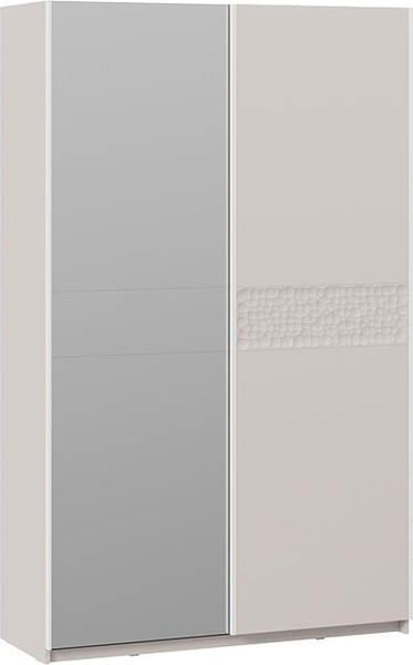 Изображение товара Шкаф-купе ТриЯ Оскар Скания Т2 1400 / 268641 (ручка белая/кашемир/кашемир/кашемир сатин)