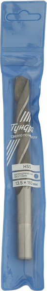 Изображение товара Сверло Tundra HSS цилиндрический хвостовик по металлу 13.5x160мм / 4727956