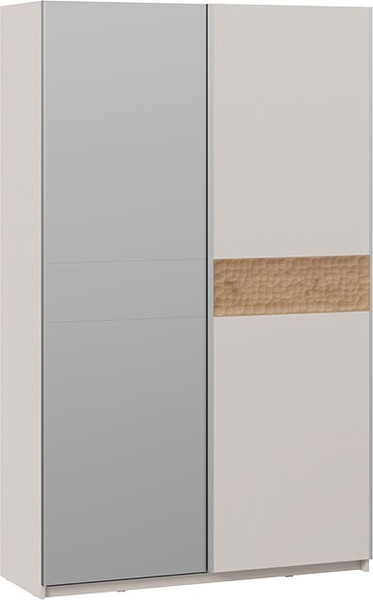 Изображение товара Шкаф-купе ТриЯ Оскар Скания Т2 1400 / 268650 (ручка серебро/кашемир/кашемир/дуб тортугга)