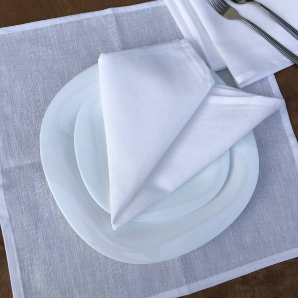 Изображение товара Набор сервировочных салфеток ОМурМебель 40x40 (6шт, белый)