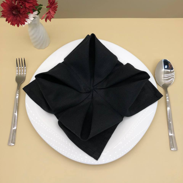 Изображение товара Набор сервировочных салфеток ОМурМебель 40x40 (6шт, черный)