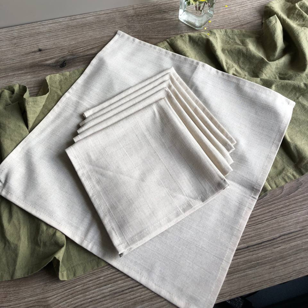 Изображение товара Набор сервировочных салфеток ОМурМебель 40x40 (6шт, серый)