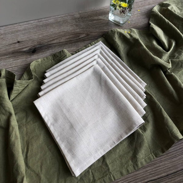 Изображение товара Набор сервировочных салфеток ОМурМебель 40x40 (6шт, серый)