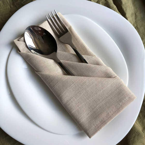 Изображение товара Набор сервировочных салфеток ОМурМебель 40x40 (6шт, серый)