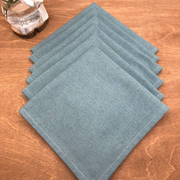 Изображение товара Набор сервировочных салфеток ОМурМебель 40x40 (6шт, синий)