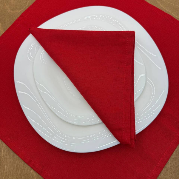 Изображение товара Набор сервировочных салфеток ОМурМебель 40x40 (6шт, красный)