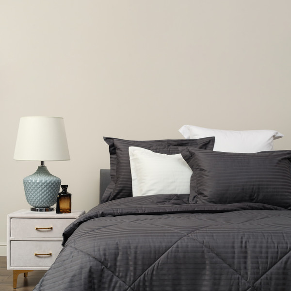 Изображение товара Комплект постельного белья с одеялом Sofi de Marko Федерико Евро / Кт-Фд-Евро-ан (антрацит)