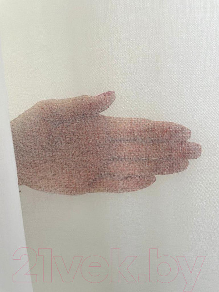 Изображение товара Комплект штор Mio Tesoro Velvet 150x270 + Гардина Soft Lines 306 400х270 (светло-серый/белый лен)