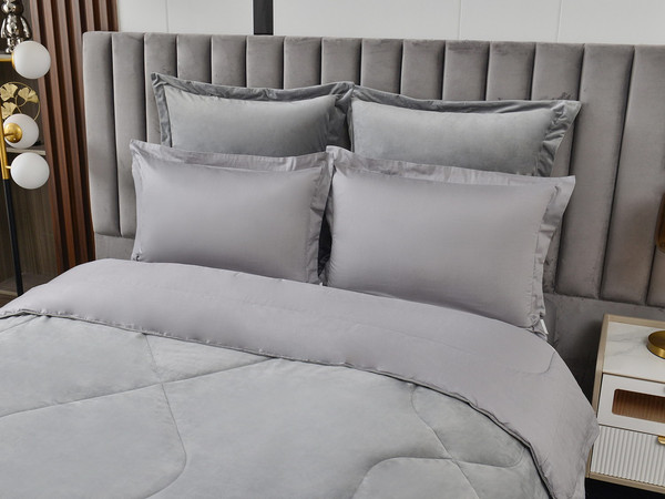 Изображение товара Комплект постельного белья с одеялом Sofi de Marko Энрике Евро / Кт-Евро-Эн2м (серый)