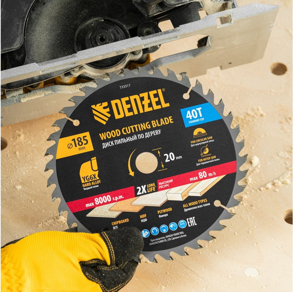 Изображение товара Пильный диск Denzel 733317