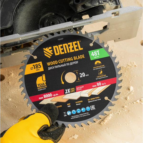 Изображение товара Пильный диск Denzel 733337