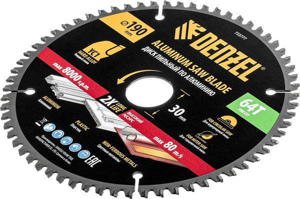 Изображение товара Пильный диск Denzel 733777