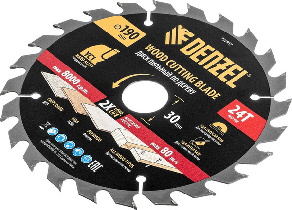 Изображение товара Пильный диск Denzel 733957