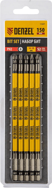 Изображение товара Набор бит Denzel 11647 (5шт)