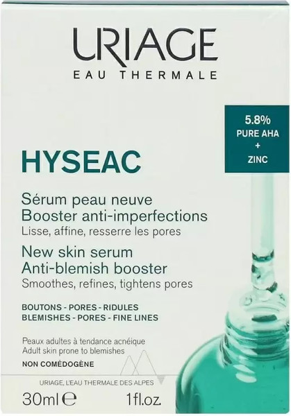 Изображение товара Сыворотка для лица Uriage Бустер Hyseac Обновляющая против несовершенств кожи (30мл)