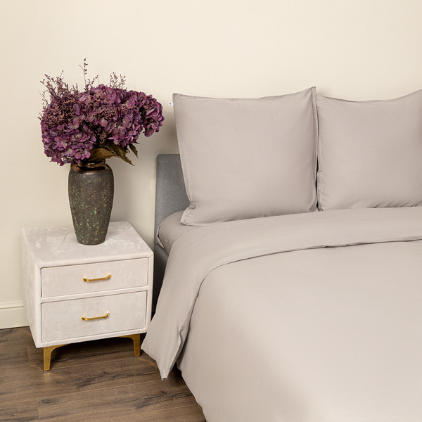 Изображение товара Комплект постельного белья Siberia Home Сэнди 2x 70x70 / Сиб-2x-С-с70x70 (серый)