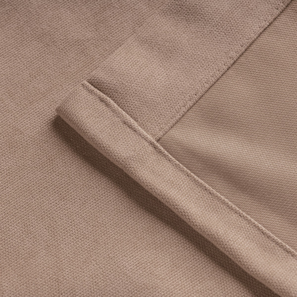 Изображение товара Комплект штор Mio Tesoro Canvas 150x260 + Гардина Soft Lines 306 400х270 (капучино/белый лен)