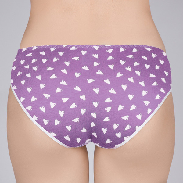 Изображение товара Трусы женские Verally 102-2 (р.118, сердца на сирени)