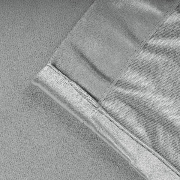 Изображение товара Комплект штор Mio Tesoro Velvet 150x260 + Гардина Soft Lines 306 400х270 (светло-серый/белый лен)