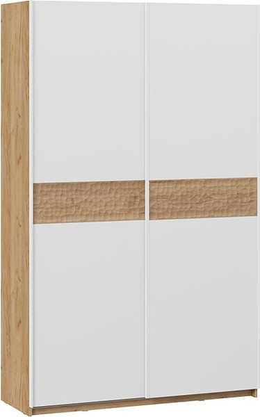 Изображение товара Шкаф-купе ТриЯ Оскар Скания Т2 1400 / 268604 (ручка белая/дуб крафт золотой/белый снег/дуб тортугга)