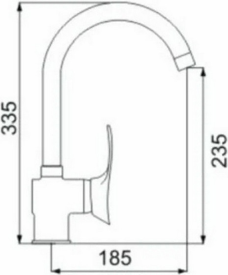 Изображение товара Смеситель Marrbaxx КМ005/Q4 / М005Q004 (черный)