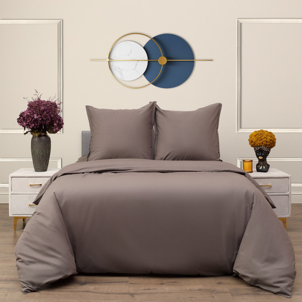 Изображение товара Комплект постельного белья Siberia Home Сэнди 1.6 70x70 / Сиб-1.6-С-г70x70 (графит)