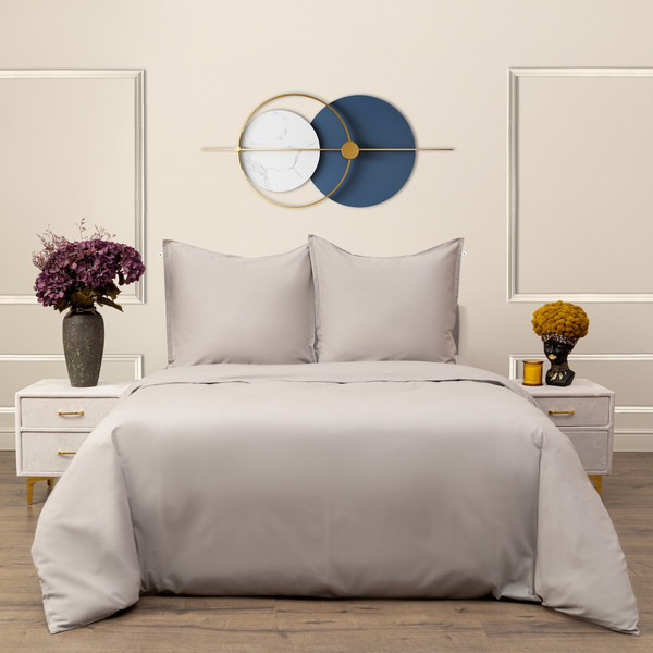 Изображение товара Комплект постельного белья Siberia Home Сэнди 1.6 70x70 / Сиб-1.6-С-с70x70 (серый)